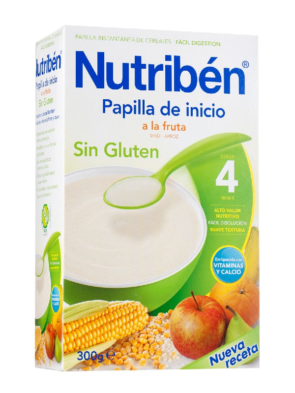 Nutriben inicio a la fruta papilla sin gluten 300gr