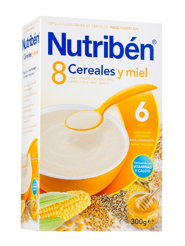 Nutriben 8 cereales y miel 300 g