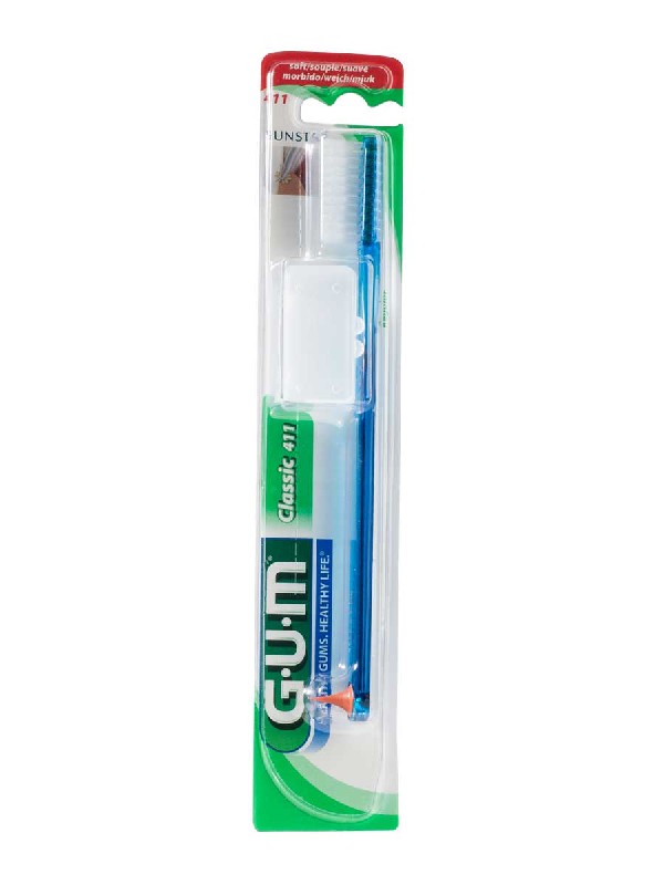 Cepillo dental adulto gum-411 text normal medio