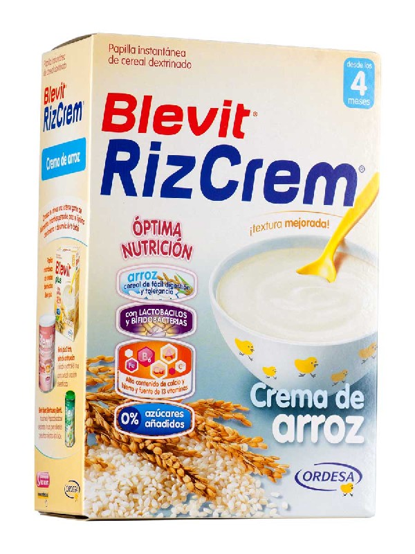 Blevit rizcrem plus crema de arroz 300 g