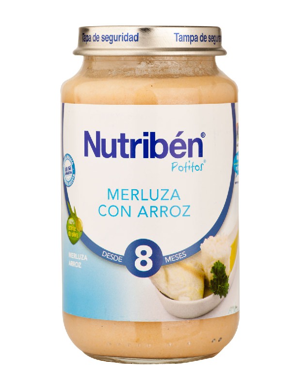 Nutriben merluza con arroz grandote 250 gr