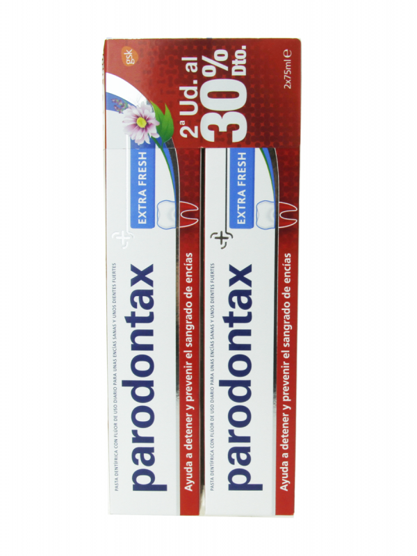 Parodontax duplo extra fresh pasta dentífrica 2x75ml