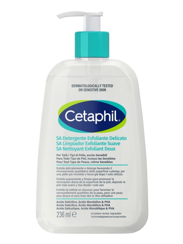 Cetaphil limpiador exfoliante suave 236m