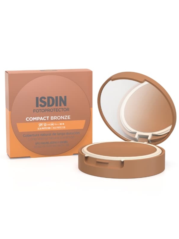 Isdin fotoprotector compact maquillaje bronce spf 50