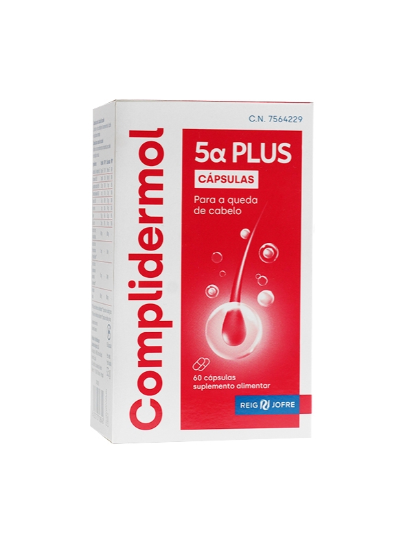 Complidermol 5alfa plus 60 capsulas