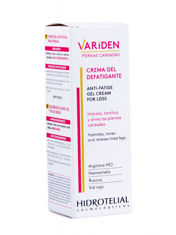 Crema gel defatigante varidem para piernas cansadas