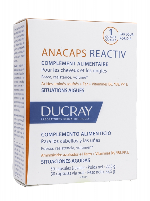 Ducray anacaps 30 cápsulas