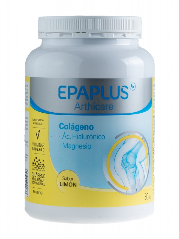 Epaplus colágeno + ácido hialurónico + magnesio 332 gr sabor limón