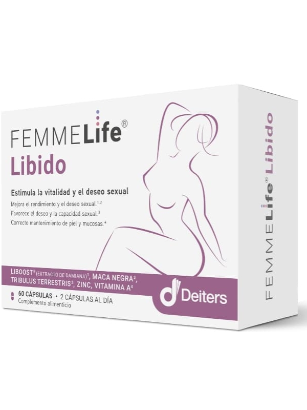 Femmelife libido 60 capsulas.