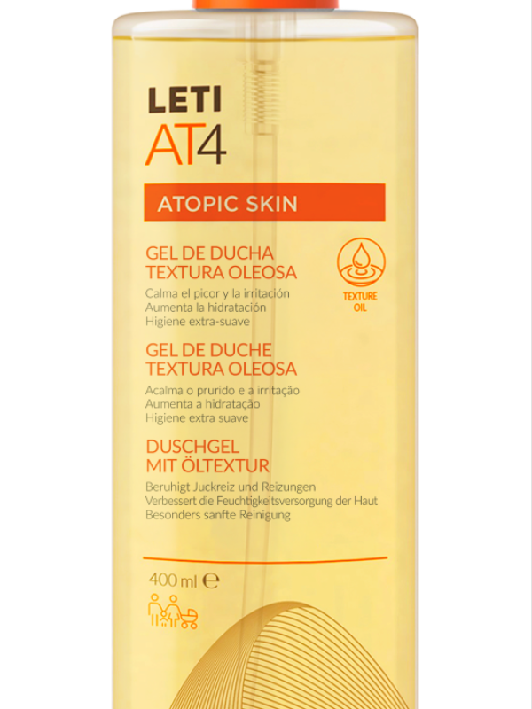 Leti at4 gel de ducha oleoso 400ml