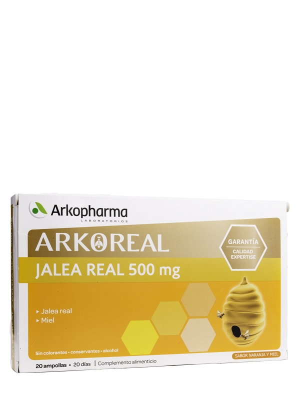 Arkopharma arkoreal jalea real fresca 500 mg 20 ampollas
