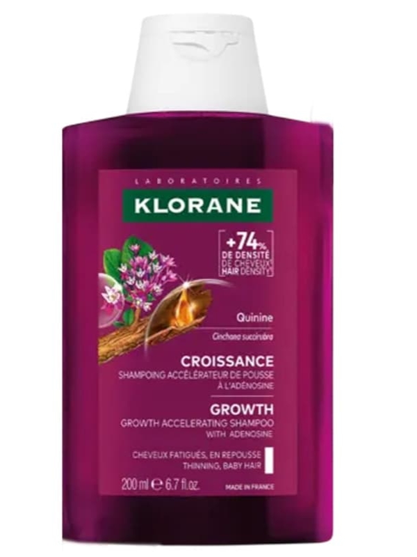 Klorane champu quinina crecimiento 200ml