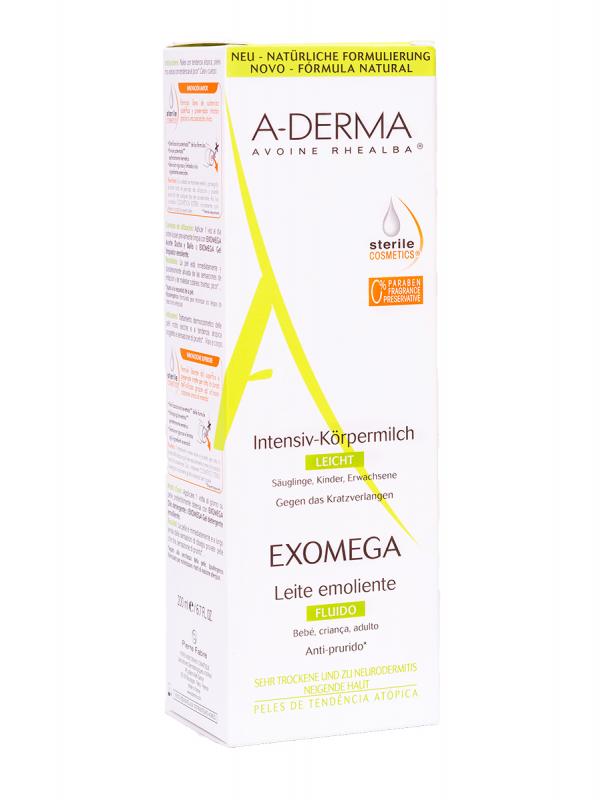 Leche fluida exomega a-derma 200ml
