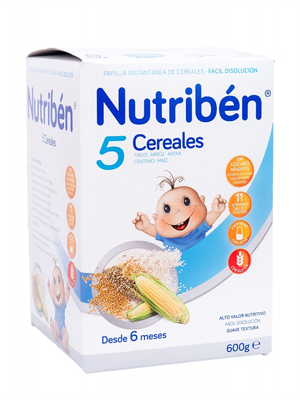 Nutriben 5 cereales 600 gr