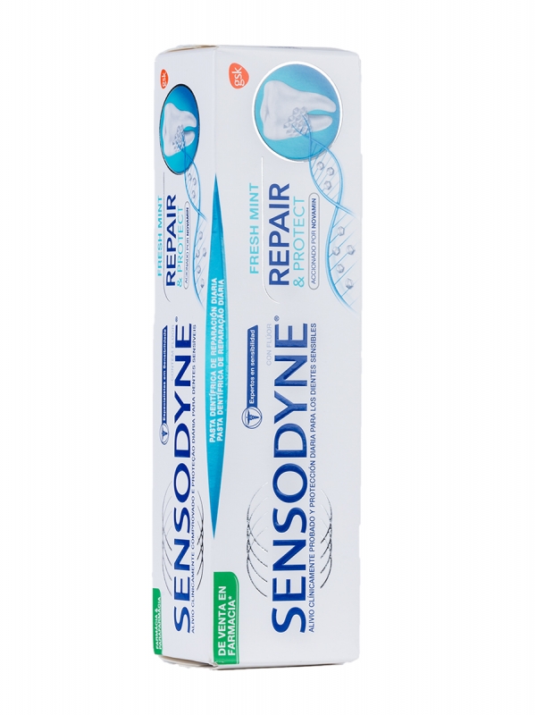 Sensodyne repair&protect fresh mint pasta dentídrica de reparación diaria 75 ml
