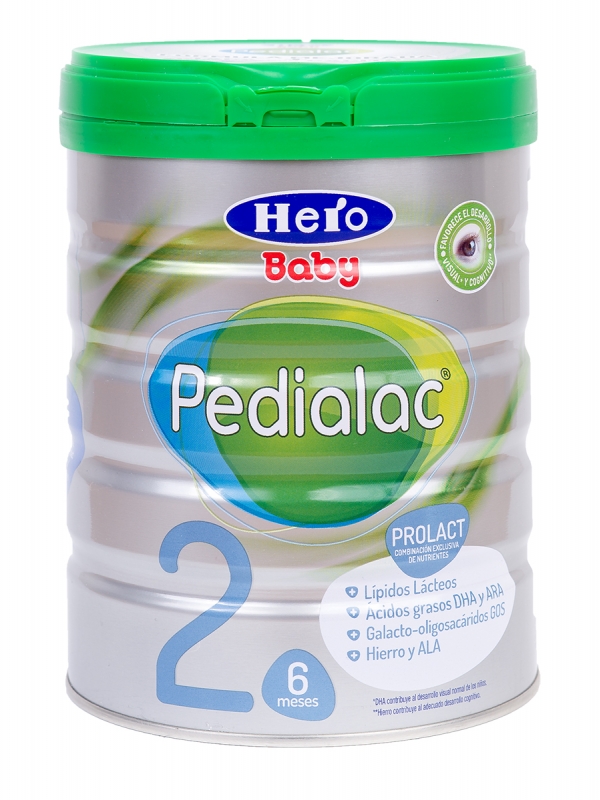 Hero baby pedialac 2 leche continuación 800 gramos