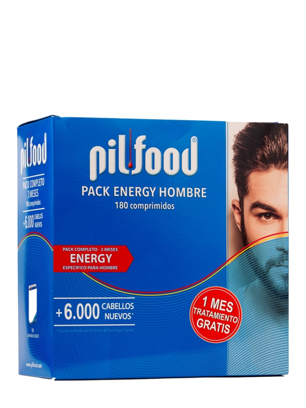 Pilfood pack energy hombre 3 meses