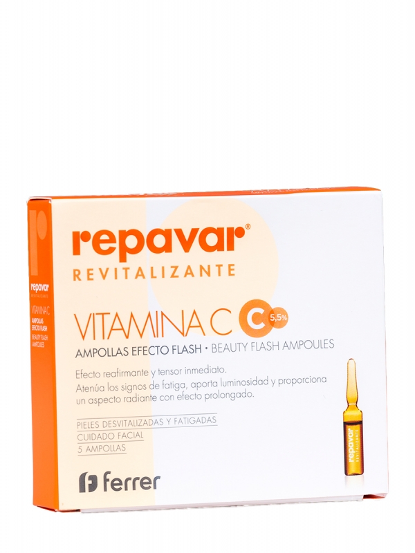 Repavar revitalizante ampolla efecto flash 5 amp