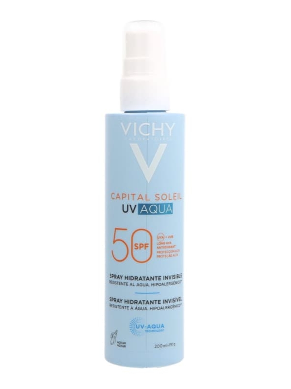 Vichy capital soleil  spf50+ uv aqua spray invisible 200ml