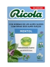 Ricola caramelo mentol de hierbas suizas sin azúcar de 50g