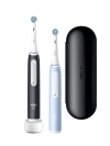 Oral b io serie 3 duo matt black ice blue 2 unidades