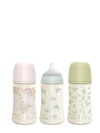 Suavinex poetry biberón tetina fisiológica flujo medio 270ml 1 unidad