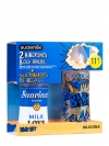 Pack 2 biberones boca ancha tetina de silicona suavinex + cuchara de regalo